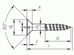 DIN 97-Holzschrauben Messing