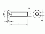 ISO 7380-Flachkopfschrauben A2