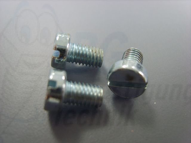 * Zylinderschrauben mit Schlitz, verzinkt - 2,5 x 6mm