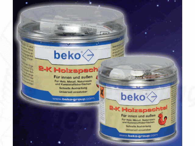 2-K Holzspachtel 250 g - 242g + 8g H&auml;rter