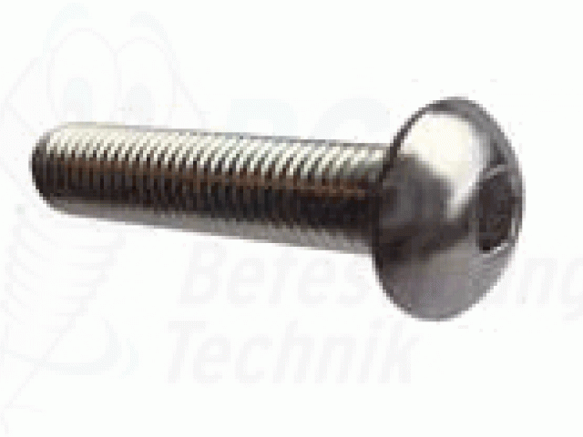 * ISO 7380 Flachkopfschrauben, A2 - M3 x 16mm