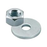 Sechskantmutter und Scheiben