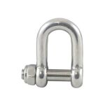 814839 Schäkel mit Innensechskant und Sicherungsmutter