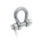 814068 Rundschäkel mit Sicherung geschweift