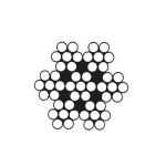 8379 Edelstahldrahtseil mittelweich 7x7 sZ