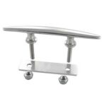 814859 Klampe mit Alu-Gegenplatte und Außengewinde