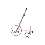 8438 Flaggenstock mit Halter für Reling