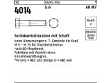 5 x Sechskantschrauben ISO 4014 5.6 M30 x 260 AD W7...