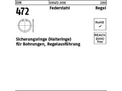 25 x Sicherungsringe DIN 472 Federstahl 142 x 4 (blank/schwarz)