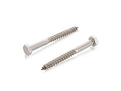 200 Stück DIN 571 - Sechskantholzschrauben - Edelstahl A2 - 5X30mm