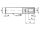 10 x Kegelstifte m. I.-gew. ISO 8736 9S20K Typ A 12x45 (blank/schwarz)