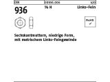 10 x Sechskantmuttern DIN 936 14 H M30 x 1,5 -LH...