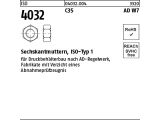 10 x Sechskantmuttern ISO 4032 C 35 M33 AD W7...