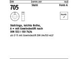 10 x Stellringe DIN 705 Stahl A24 (blank/schwarz)