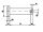 100 x Steckbolzen DIN 1444 Form B, 8x50 / 46,5 mit Splintloch 2,0mm, verzinkt