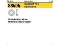100 x DUBO-Profilscheibe Dicht-Sicherungsscheibe 207 f. 6-kt-Schrauben M12