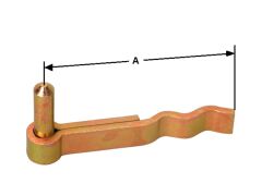 Schnäppchenartikel - Eingipshaken (CI) F 16, Gelb verzinkt