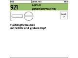 100 x Flachkopfschrauben DIN 921 4.8/5.8 M10 x 20 verzinkt