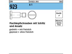 100 x Flachkopfschrauben DIN 923 M6 x 16 Edelstahl A1