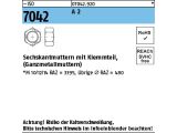 100 x Ganzmetallmutter ISO 7042 M16 (DIN 934) Edelstahl A2