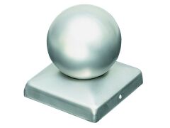 Pfostenkappe m. Kugel 100 x100 Feuerverzinkt