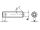 100 x ISO 4029 Gewindestift mit Ringschneide 45H M10x50 verzinkt