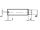 100 x Gewindestift mit Schlitz und Zapfen DIN 417, 14H M8x10 (blank/schwarz)