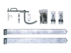 Beschlagsortiment für Flechtzauntüren - Feuerverzinkt