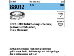 100 x Keilsicherungsscheiben Heico-Lock Standard, Edelstahl A4 19,5x29,0x3,6
