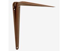 Konsole aus Stahlblech 185x245 Tragkraft 17,5Kg braun