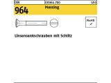 100 x Linsen-Senkschrauben DIN 964 Messing M8 x 50