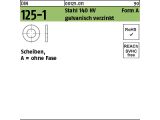 Schn&auml;ppchenartikel - 1 x Scheiben DIN 125 Stahl 140 HV A 15 verzinkt