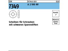 100 x Scheiben DIN 7349 100 HV 8,4 Edelstahl A2