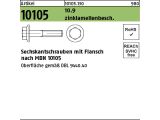 100 x Sechskantflanschschrauben MBN 10105 Kl.10.9 M10x30...