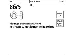 100 x Sechskantmu. mit Fasen ISO 8675 Kl.5 M14x1,5 (blank/schwarz)