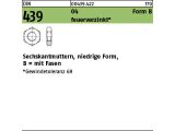 100 x Sechskantmuttern DIN 439 04 BM 16 feuerverzinkt...