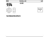 Schnäppchenartikel - 100 x Sechskantmuttern DIN 934...