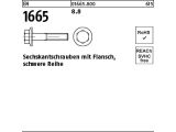 100 x Sechskantschrauben EN 1665 8.8 M10 x 50