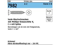 ISO 14585 Form CE Flachkopf Blechschraube VG 4,2x16 Stahl galvanisch verzinkt T 