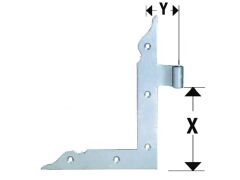1 Paar Fenster - Winkelband Feuerverzinkt - 200 x 155mm