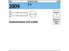 100 x Senkschrauben ISO 2009 M10 x 35 Edelstahl A4