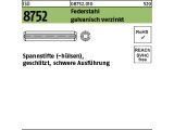 100 x Spannstifte ISO 8752 Federstahl 8x24 verzinkt