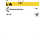 100 x Splinte ISO 1234 Kupfer 4 x 32