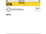 100 x Splinte ISO 1234 Messing 2 x 25