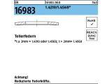 100 x Tellerfedern EN 16983 Edelstahl 40x20,4x1,5 - 1.4310/1.4568