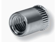 Blindnietmutter Aluminium / Rundschaft / offen / kleiner / Senkkopf / M5 / 0.5 - 3.0 mm