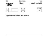 100 x Zylinderschrauben ISO 1207 Stahl M1,2 x 10 blank...