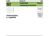 1000 x Federscheiben DIN 137 Federstahl A 7 mech. verzinkt