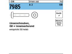 1000 x DIN 7985 Linsenkopfschrauben M1,6x3 - T5 Edelstahl A2