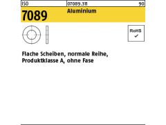 1000 x Scheiben ISO 7089 M6 (6,4x12x1,6) Aluminium